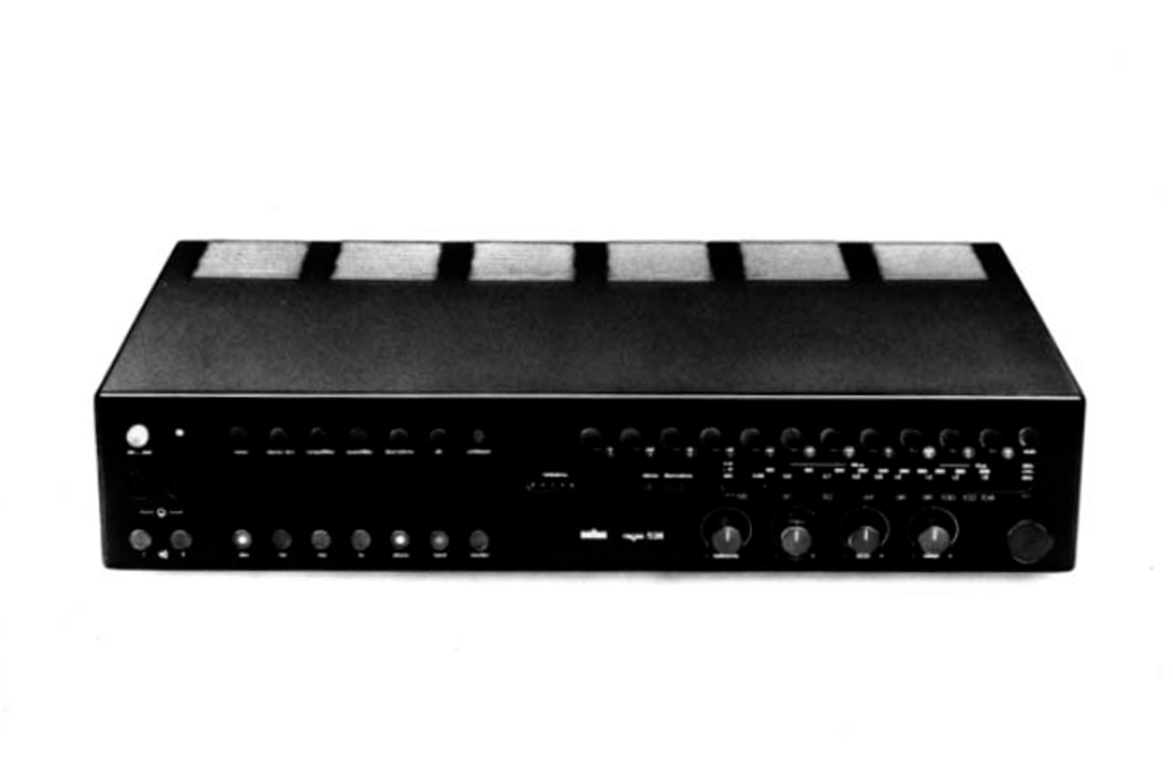 Braun regie 528 Steuergerät, 1977, designed by Dieter Rams
