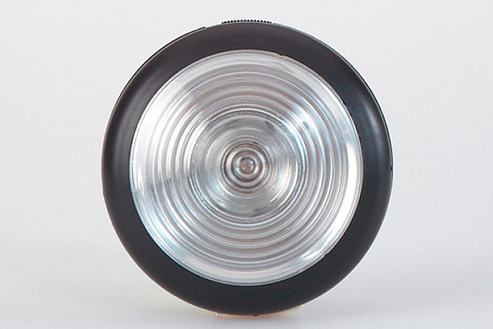 Braun Diskus Batterie-Taschenlampe, 1970, designed by Hans Gugelot