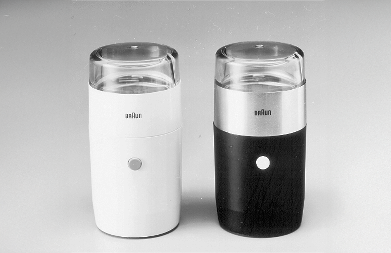 Braun KSM 1 / 11 Schlagwerk-Kaffeemühle, 1967, designed by Reinhold Weiss