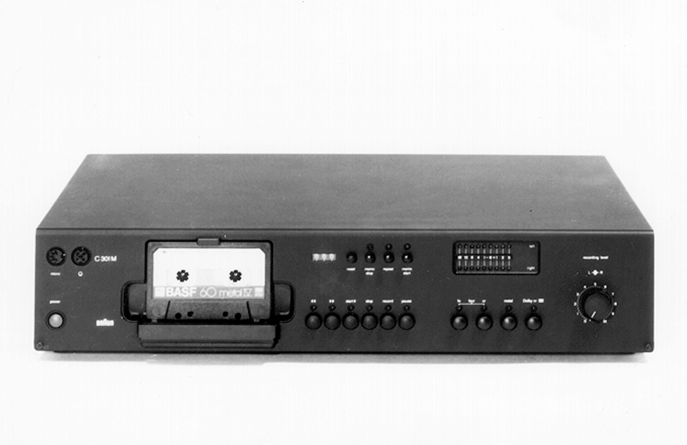 Braun C 301 Cassettenrecorder, 1978, designed by Dieter Rams / Peter Hartwein