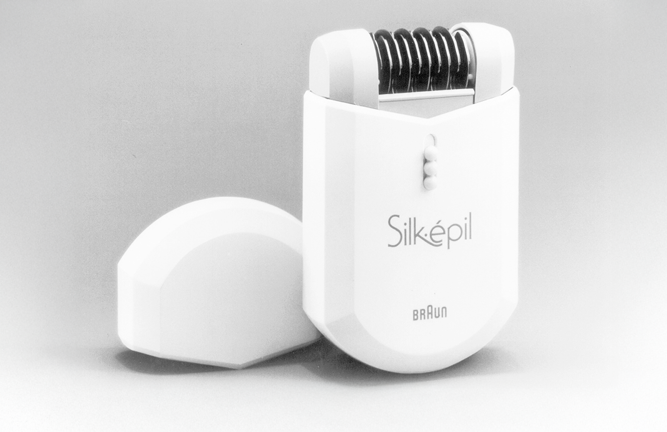 Braun silk-epil duo rechargeable, 1992, designed by Serge Brun