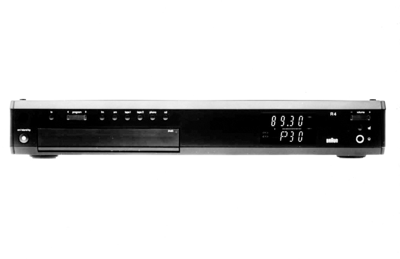 Braun R 4 Steuergerät, 1987, designed by Peter Hartwein