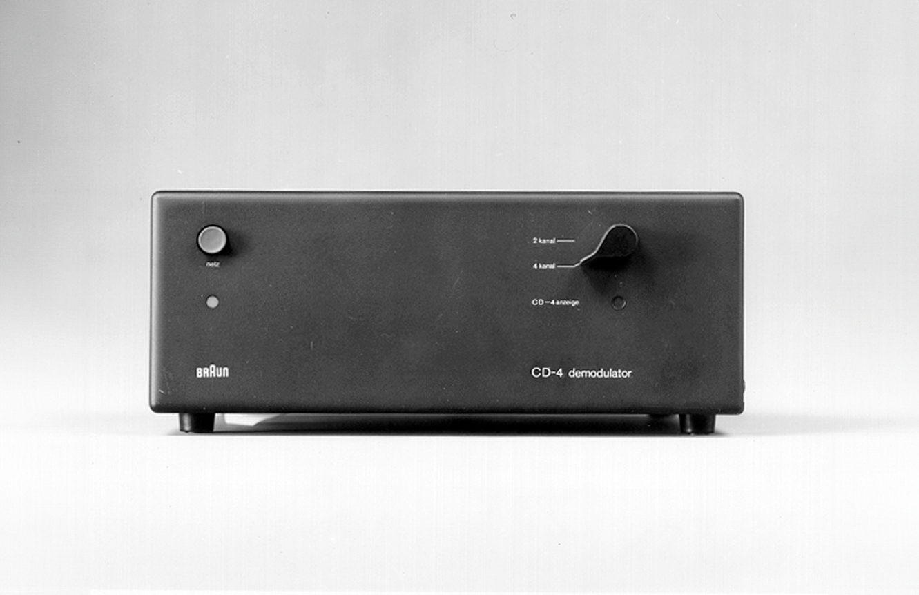 Braun CD 4, 1986, designed by Peter Hartwein