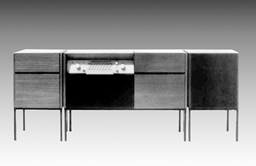 Braun R 10 W Stereo-Musikschrank, RC 81, 1960, designed by Herbert Hirche
