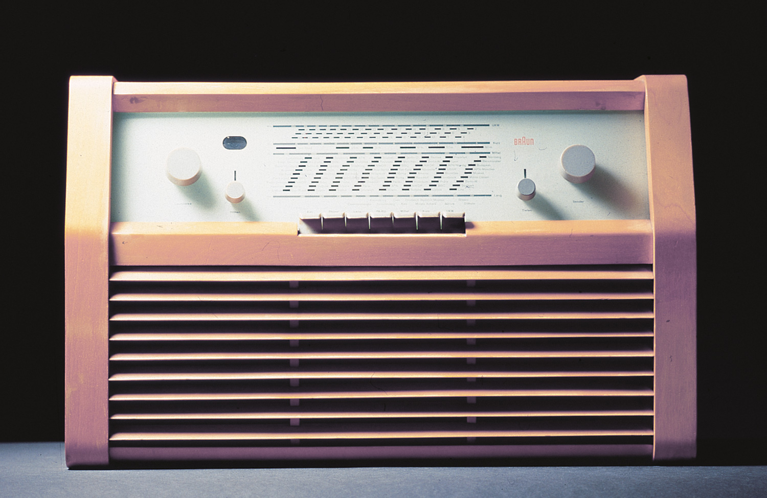 Braun TS-G Tischsuper, RC 60, 1955, designed by Hans Gugelot / Helmut Müller-Kühn