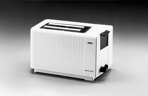 Braun HT 40 / 45 electronic toaster, 1989, designed by Hartwig Kahlcke