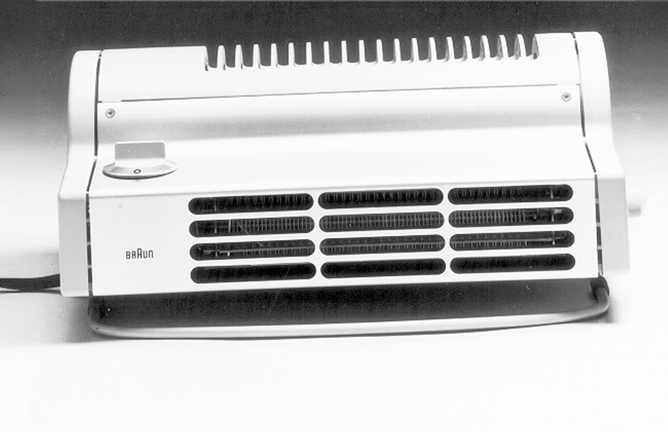 Braun H 7 Heizlüfter, 1967, designed by Reinhold Weiss/Dieter Rams