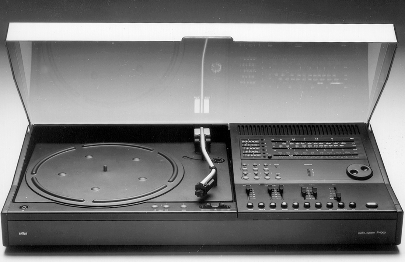 Braun P 4000 audio system, 1977, designed by Dieter Rams
