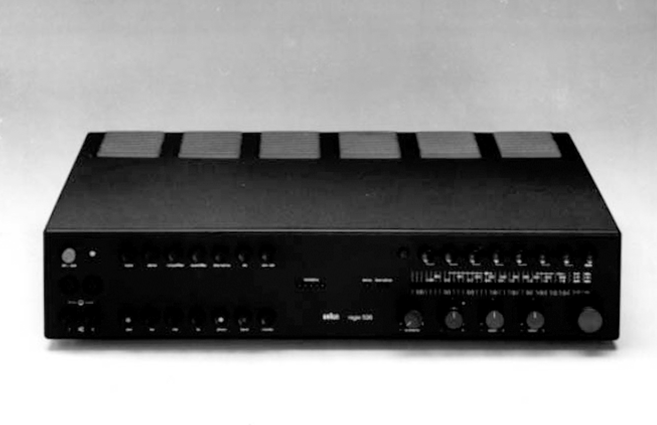 Braun regie 526 Steuergerät, 1977, designed by Dieter Rams