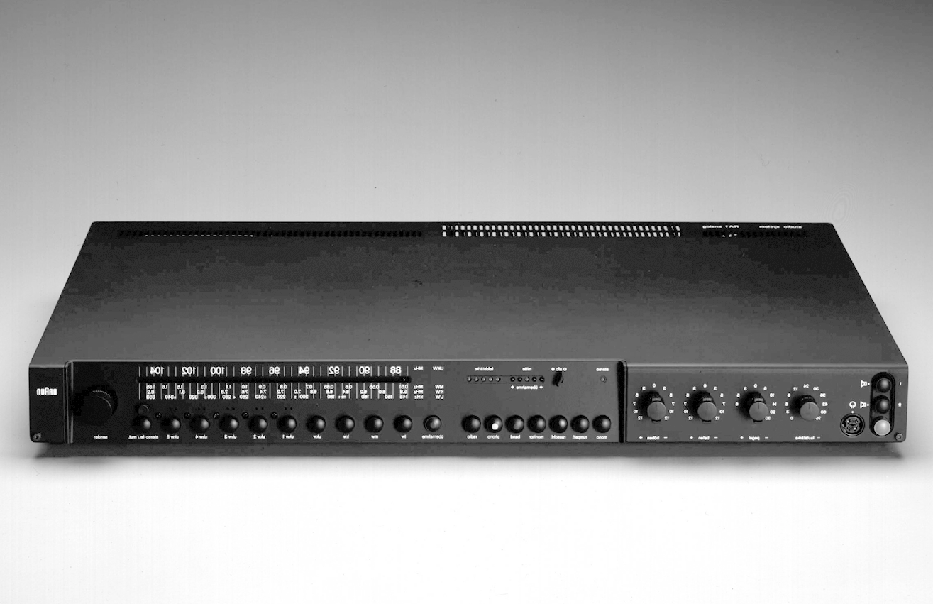 Braun RA 1 Steuergerät, analog, Steuergerät, 1978, designed by Dieter Rams / Peter Hartwein