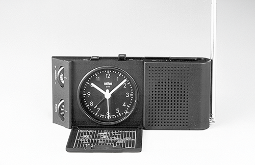 Braun ABR 313 sl radio alarm, 1990, designed by Dieter Lubs