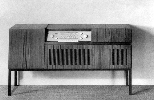 Braun HM 5 Musikschrank, RC 62-1, 1957, designed by Herbert Hirche