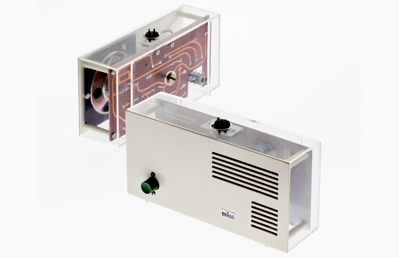 Braun Lectron Bastelsatz Wechselspechanlage, transparent, 1967