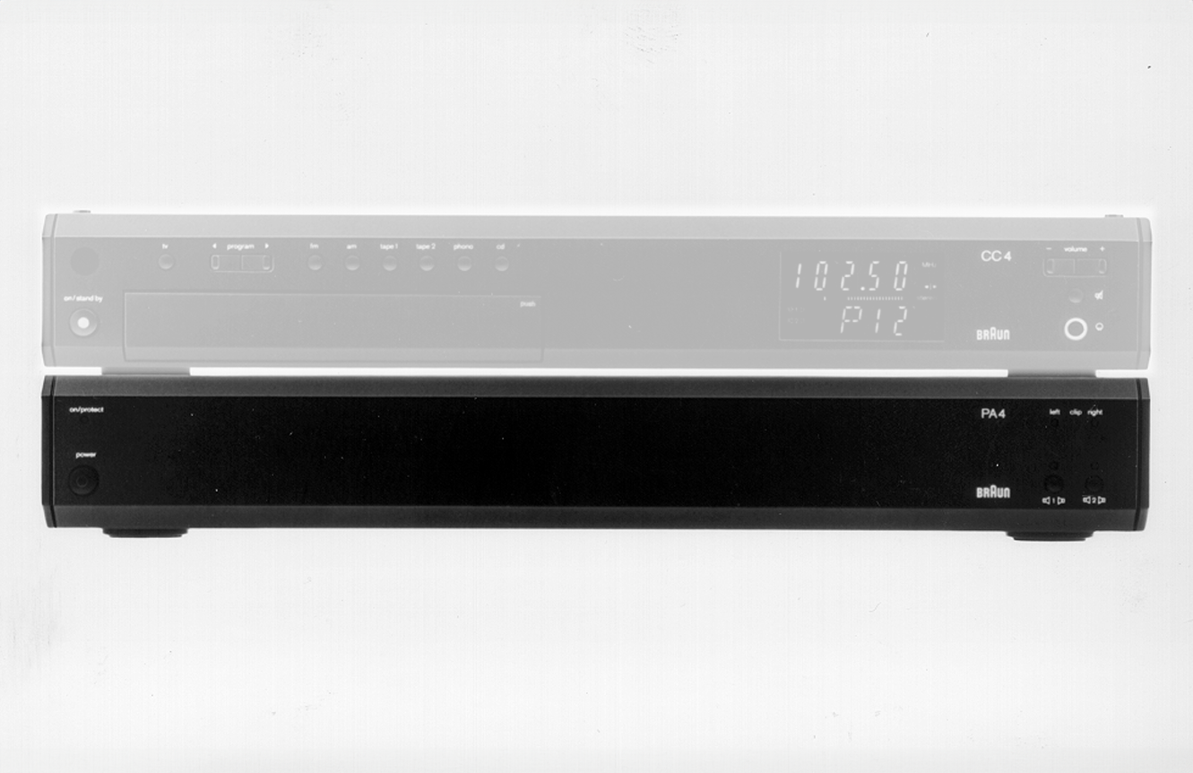 Braun PA 4 / 2 Endverstärker, 1987, designed by Peter Hartwein