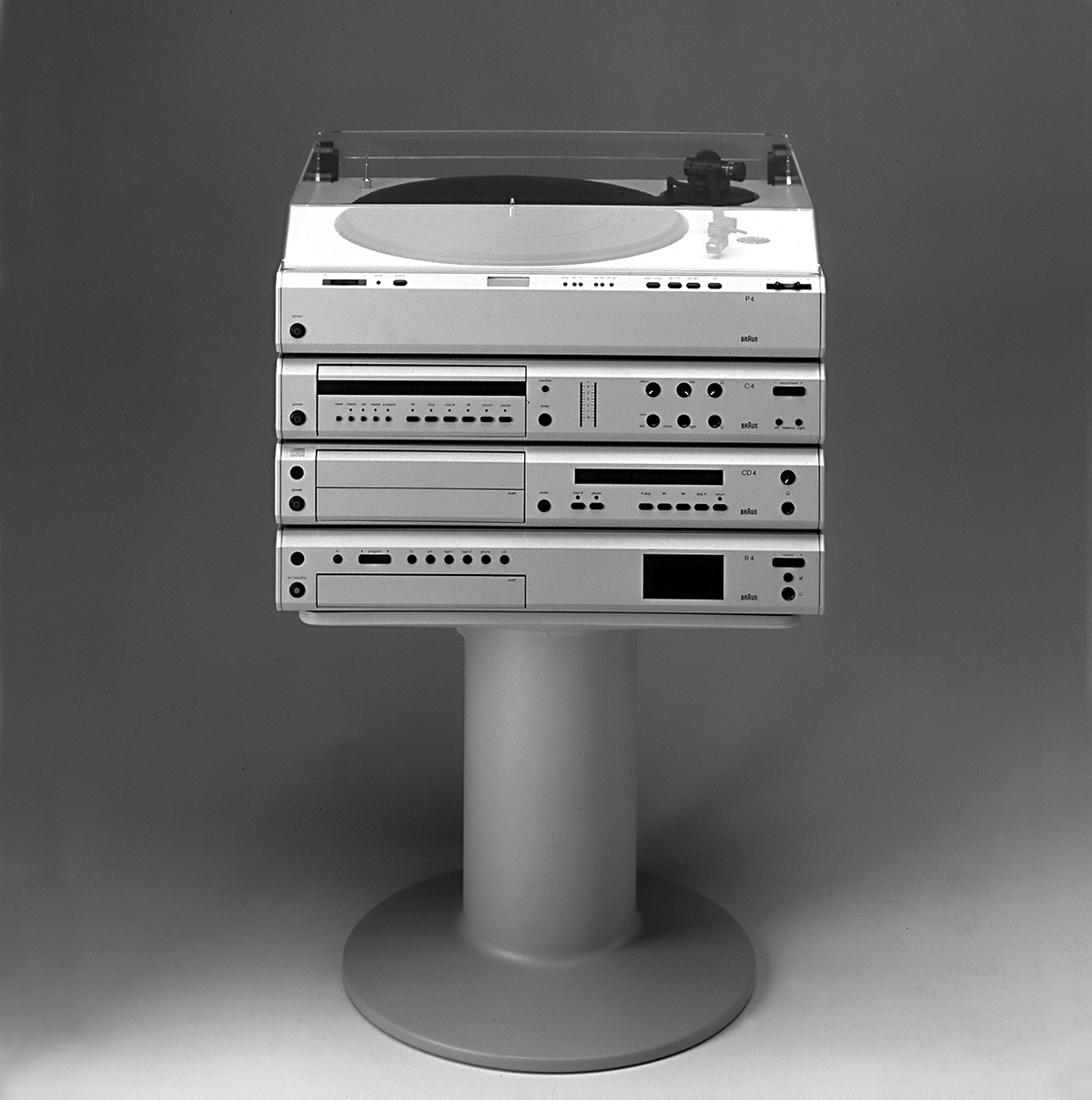 Braun Atelier komplette Anlage, 1982, designed by Peter Hartwein