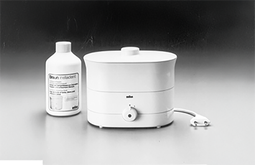 Braun DC 1 Zahnprothesenreiniger instadent, 1980, designed by Ludwig Littmann