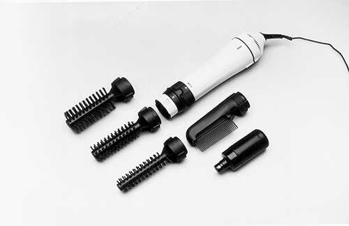 Braun RSK 1005 / 1003 cool curl Roundstyler-Set, 1982, designed by Robert Oberheim