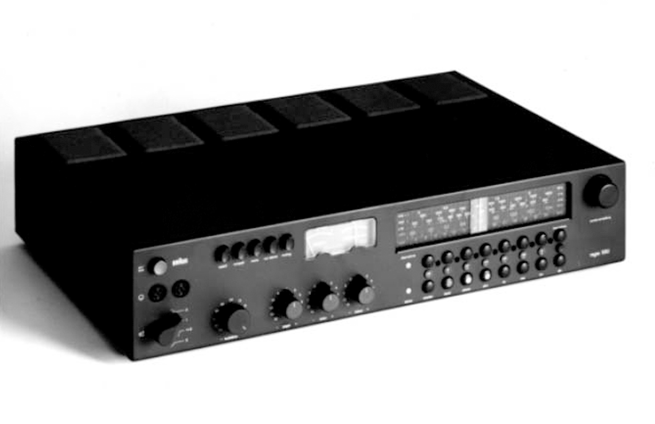 Braun regie 550d Steuergerät, 1978, designed by Dieter Rams