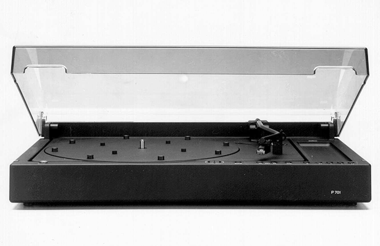 Braun P 701 Plattenspieler, 1981, designed by Dieter Rams / Robert Oberheim