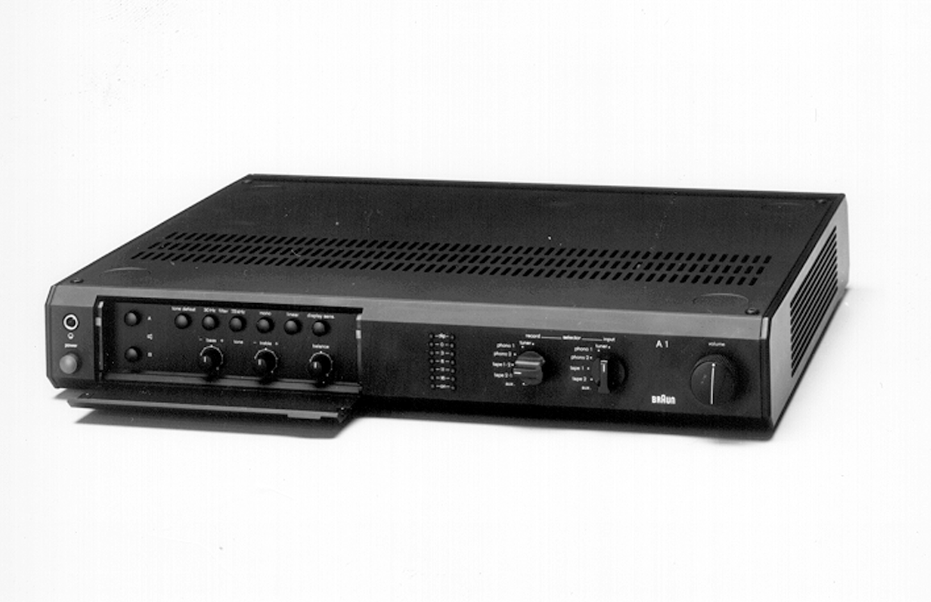 Braun A1 Verstärker, 1980, designed by Peter Hartwein