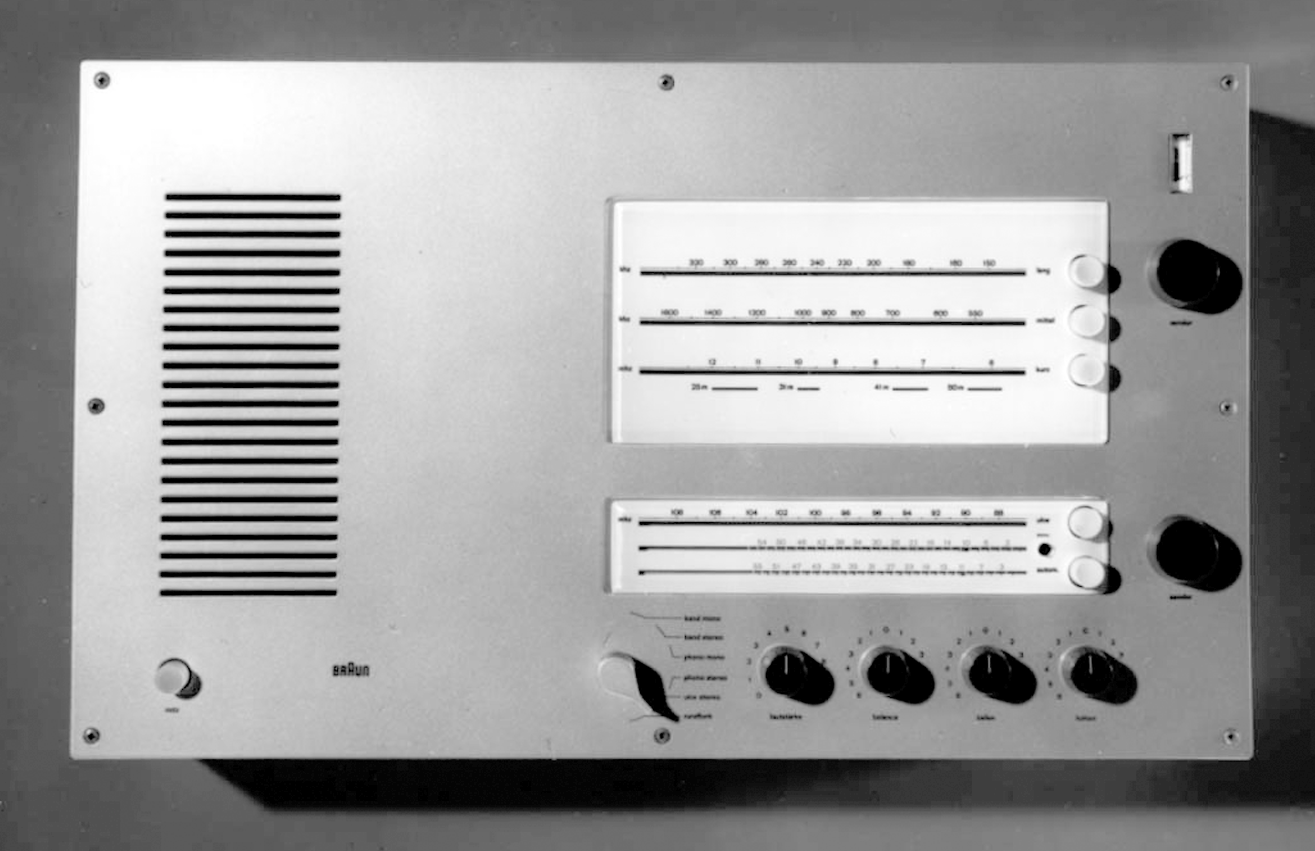 Braun TS 45 Steuergerät, 1964, designed by Dieter Rams
