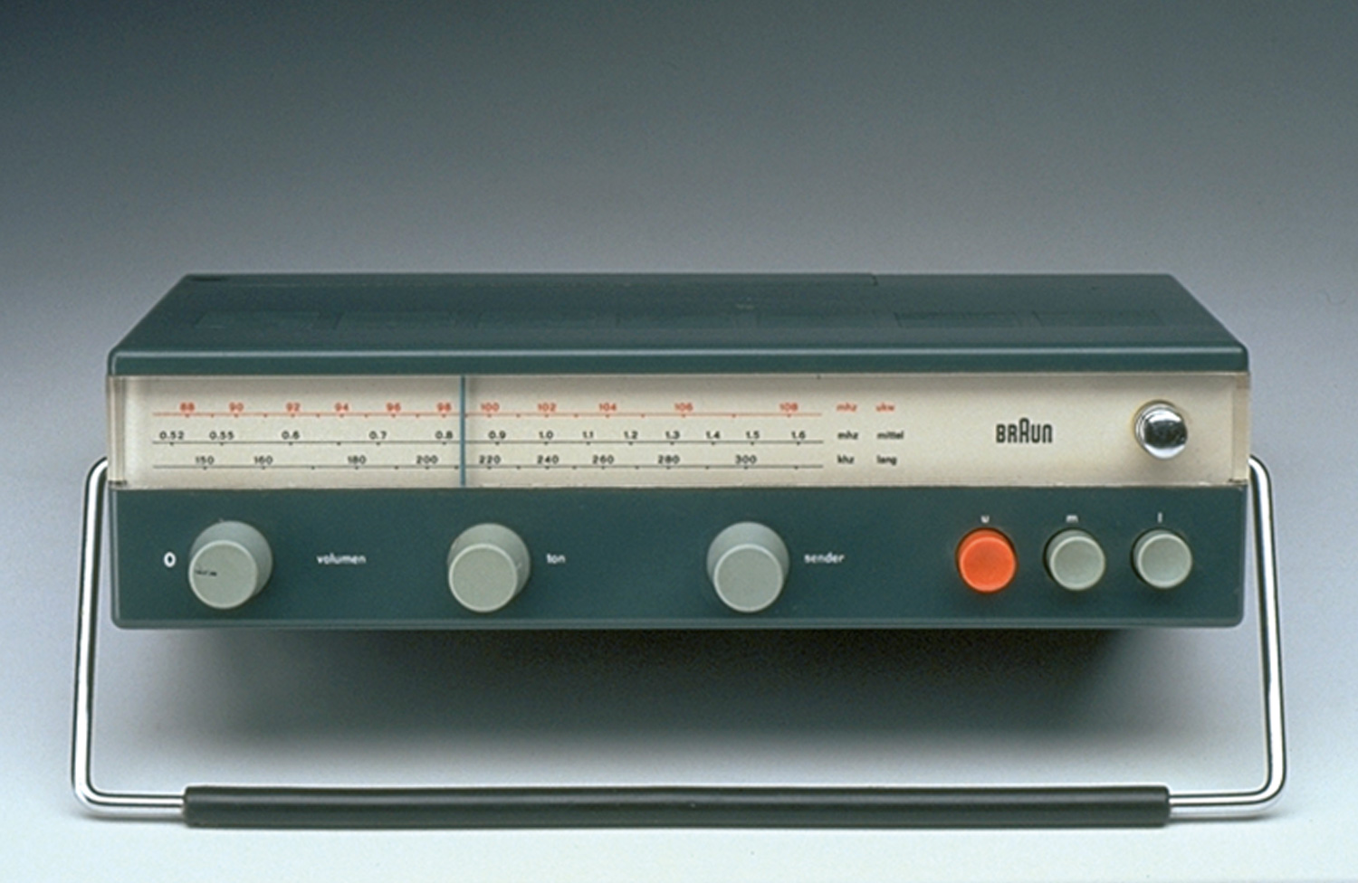 Braun T 510 Kofferempfänger, 1963, designed by Dieter Rams