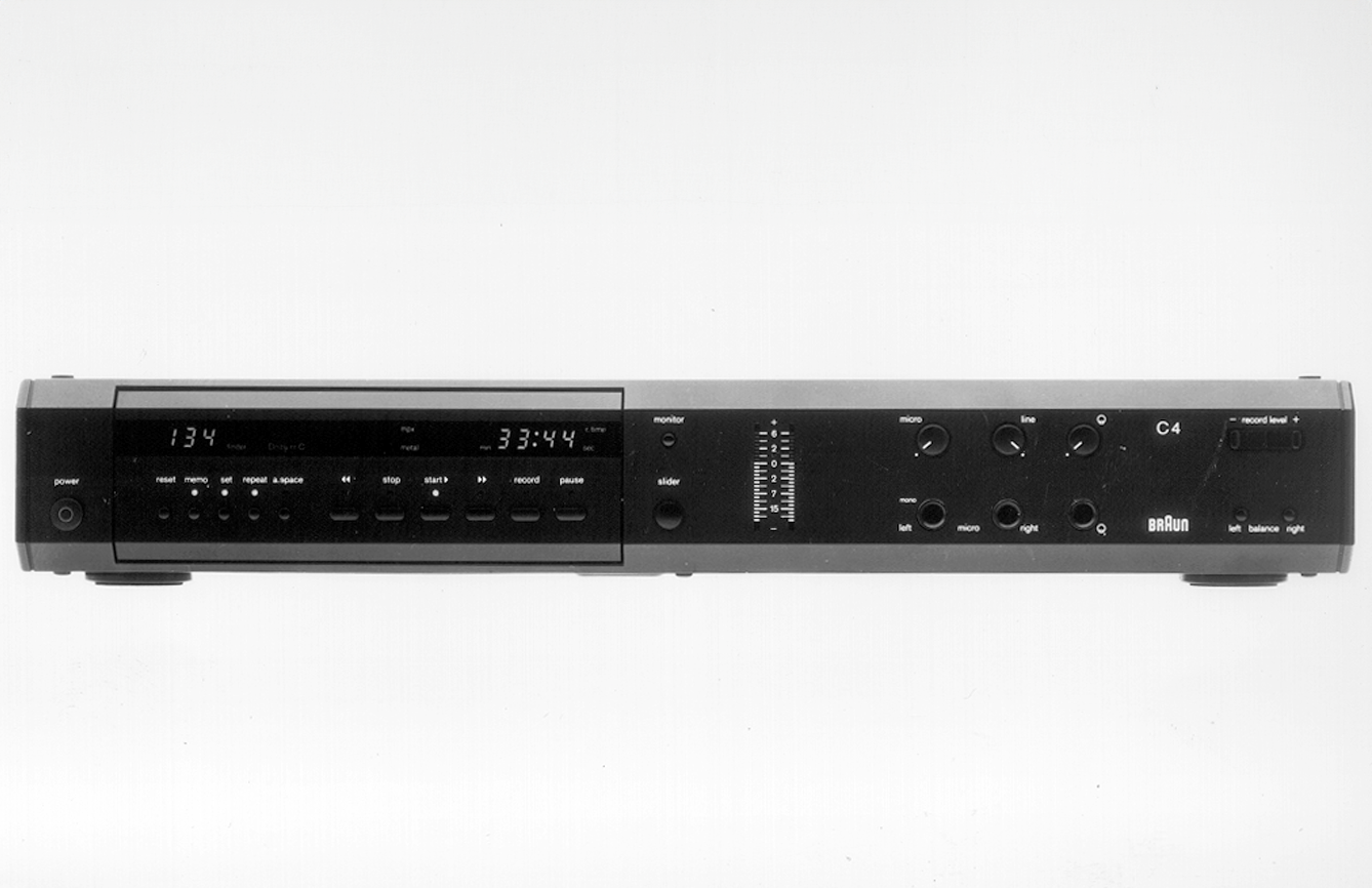 Braun C 4 Cassettenrecorder, 1987, designed by Peter Hartwein