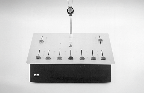 Braun DMS 2 Diskotheken-Mischpult, 1970, designed by Dieter Rams