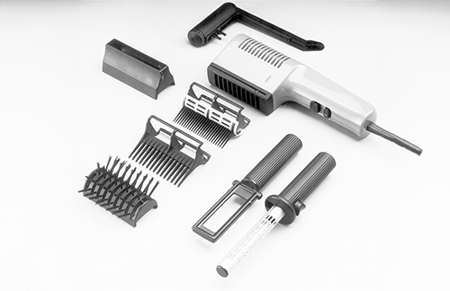 Braun HLD 80 / 58 / 518 Hairstyling-Set, 1975, designed by Weiss / Jürgen Greubel / Heinz Ulrich Haase