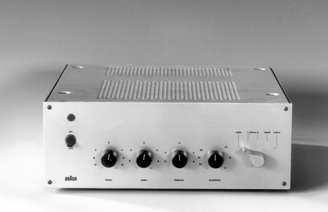 Braun CSV 10 Verstärker, 1962, designed by Dieter Rams