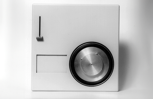 Braun P 1 Plattenspieler, atelier, grau, 1980, designed by Peter Hartwein