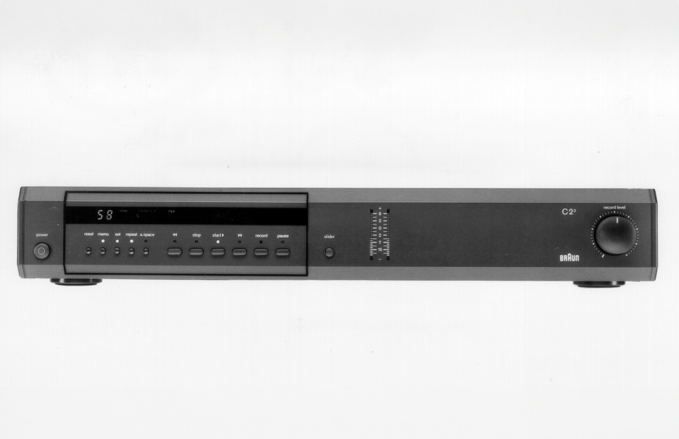Braun C 2 Cassettenrecorder (1982), 1982, designed by Peter Hartwein