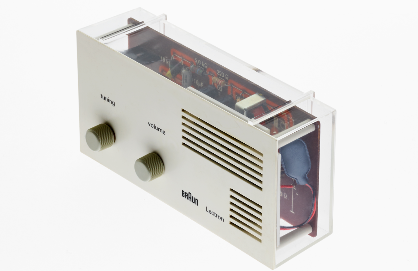 Braun Lectron Bastelsatz Rundfunkempfänger, transparent, 1967