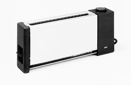 Braun HT 6 Toaster, 1980, designed by Hartwig Kahlcke