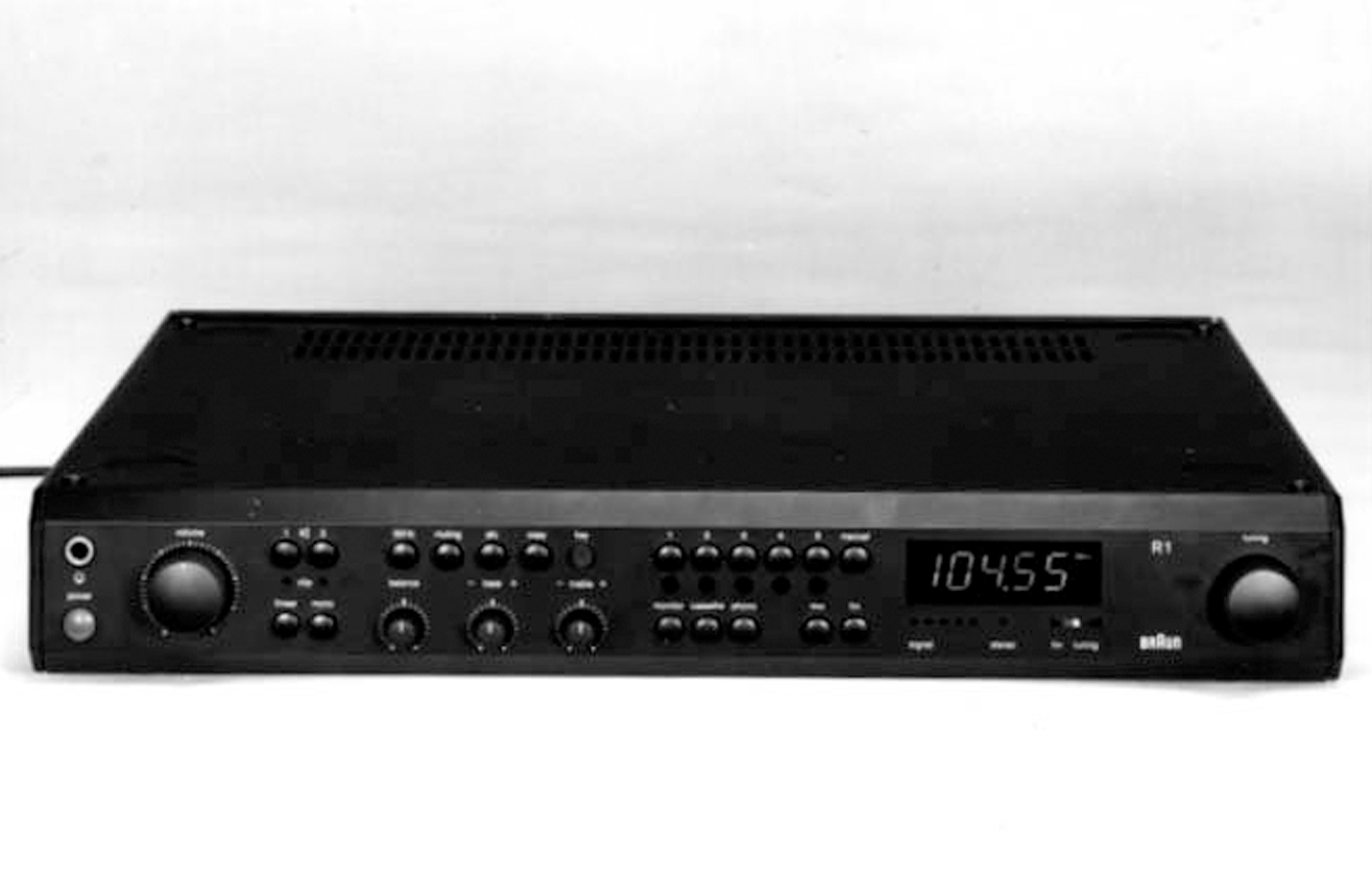Braun R 1 Steuergerät, 1981, designed by Peter Hartwein
