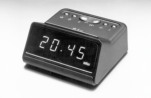 Braun DN 30s digital alarm, 1983, designed by Dieter Lubs