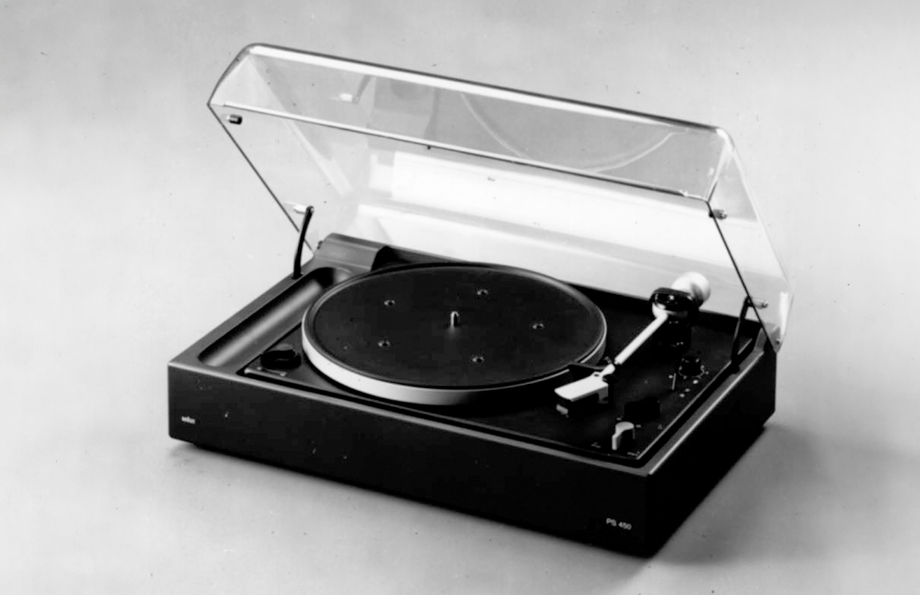 Braun PS 450 Plattenspieler, 1973, designed by Dieter Rams / Robert Oberheim