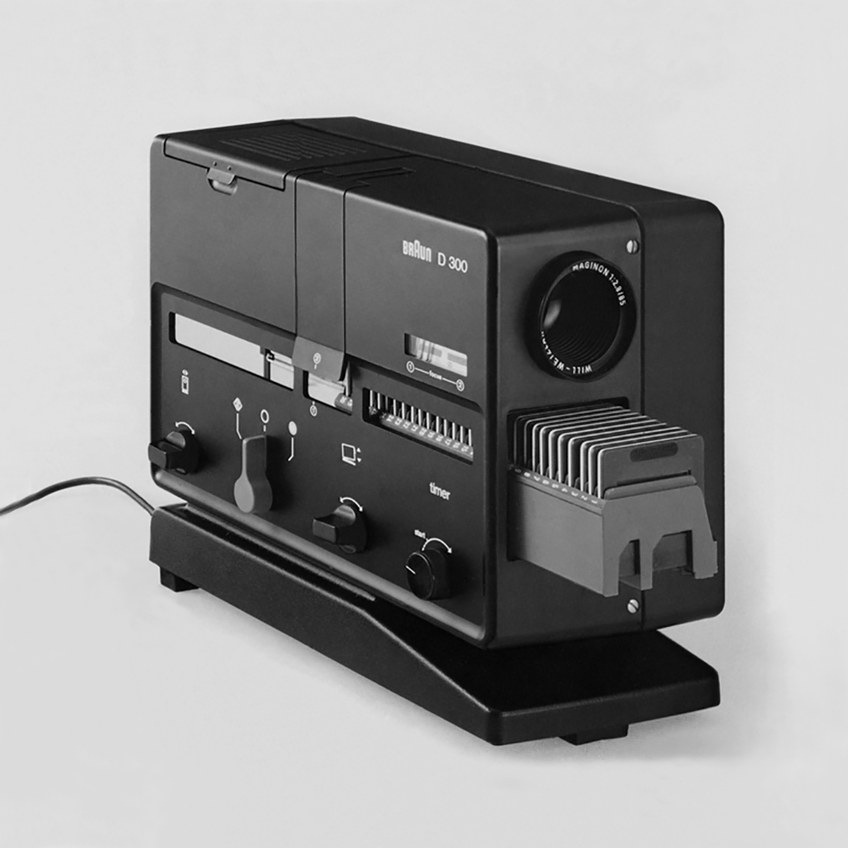 Braun D 300 Dia-Automat, 1970, designed by Robert Oberheim