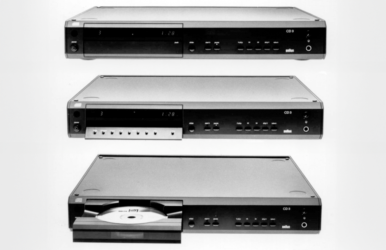 Braun CD 3, 1985, designed by Peter Hartwein