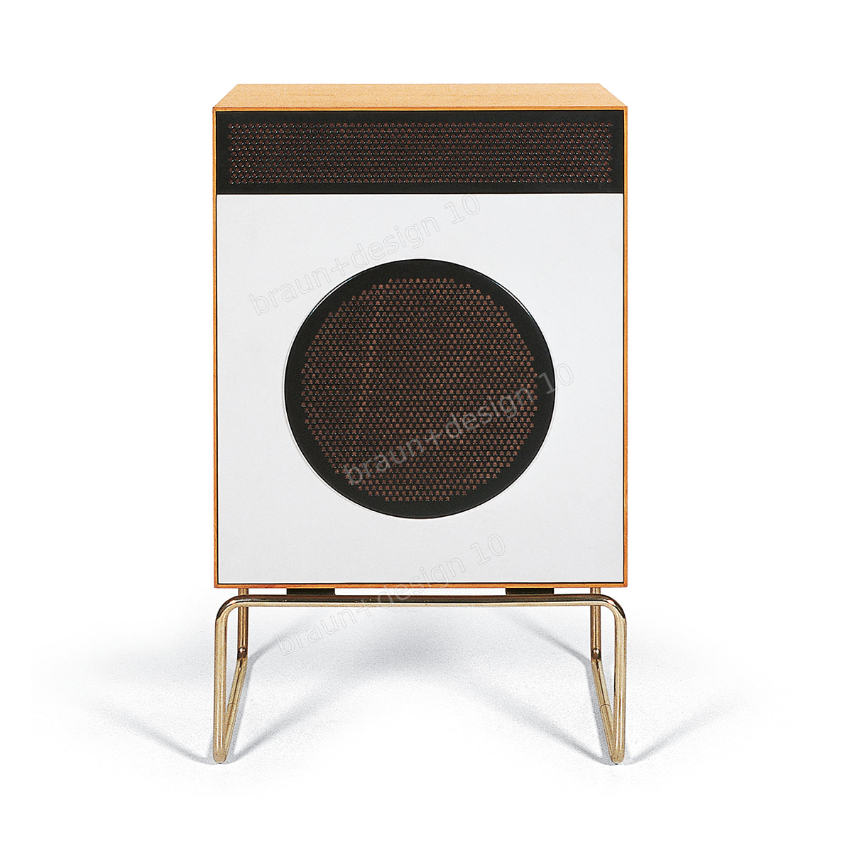 Braun L 2 Lautsprecher mit Kufen, 1958, designed by Dieter Rams