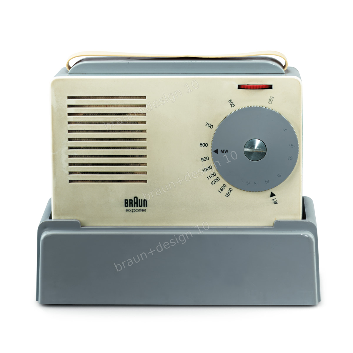 Braun exporter 2 Kofferempfänger, 1956