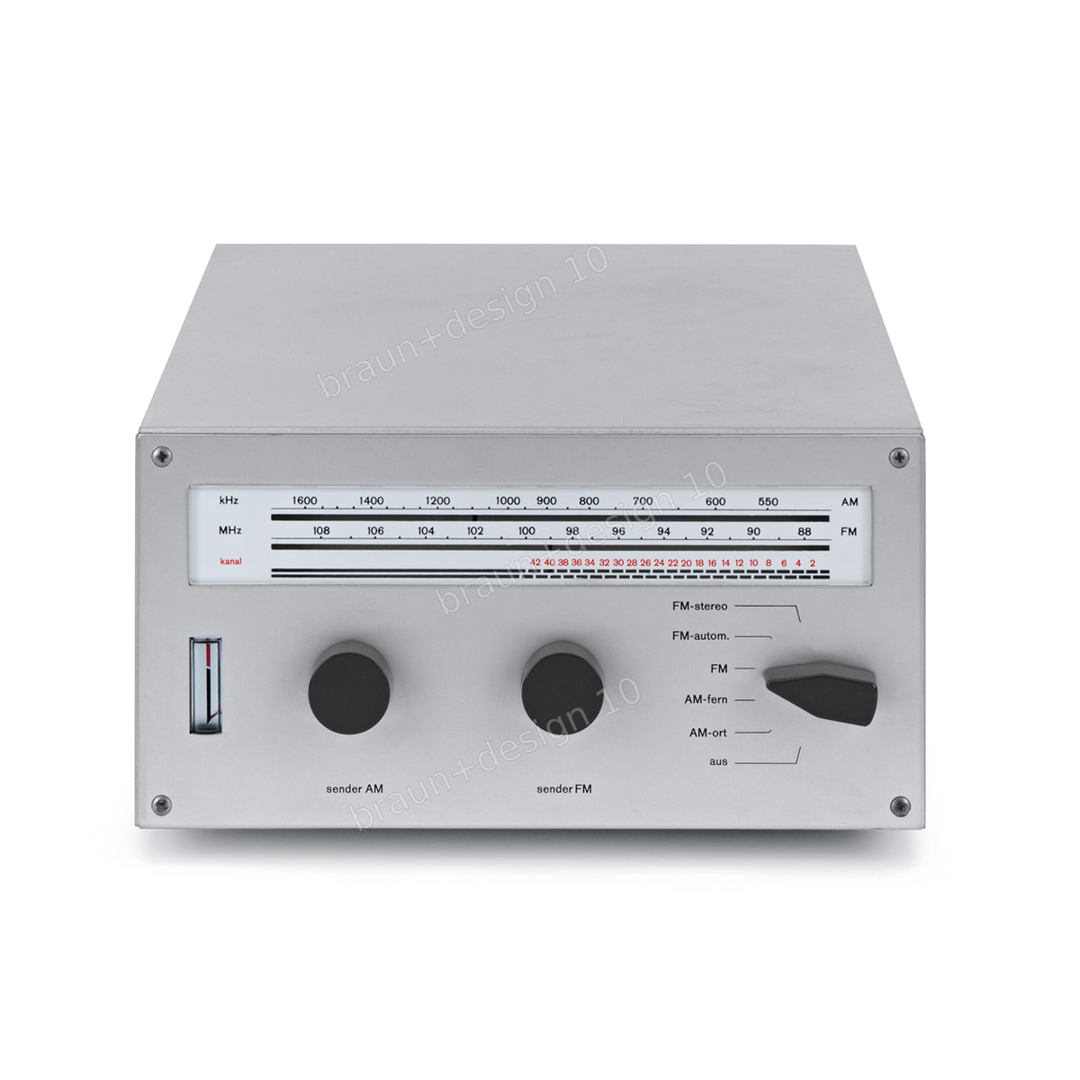 Braun CET 15 Empfänger, 1963, designed by Dieter Rams