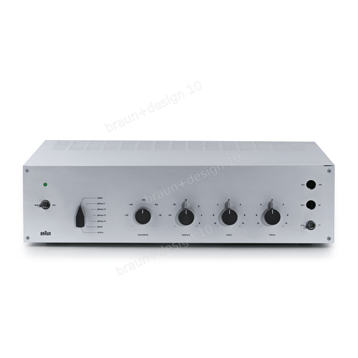 Braun CSV 13 Verstärker, 1961, designed by Dieter Rams