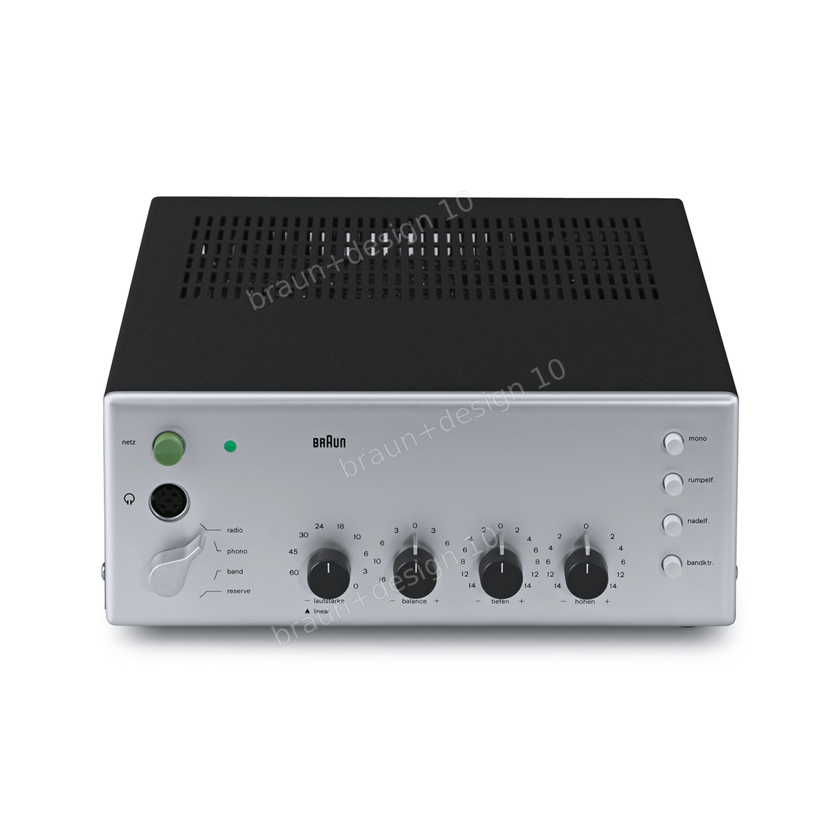Braun CSV 300 Verstärker, 1970, designed by Dieter Rams