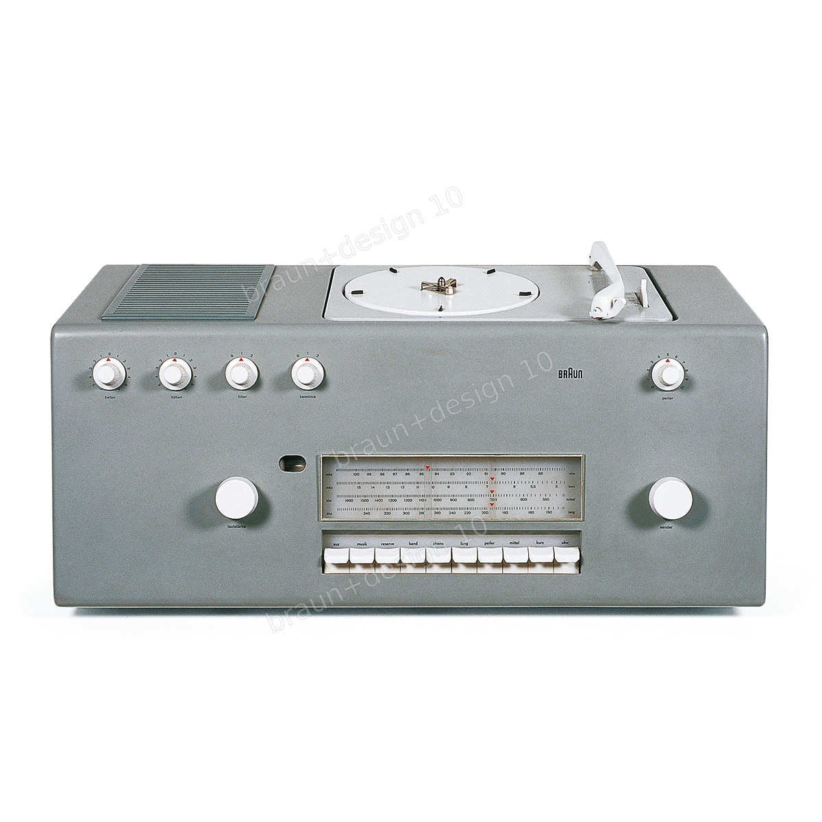 Braun studio 1 Kompaktgerät, RC 62-5, 1957, designed by Hans Gugelot / Herbert Lindinger