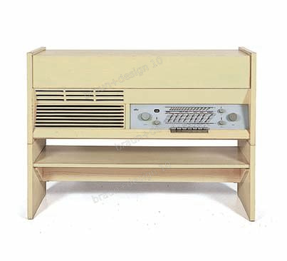 Braun PK-G 4 Radio-Phono-Kombination, RC 61, Ahorn, 1956, designed by Hans Gugelot