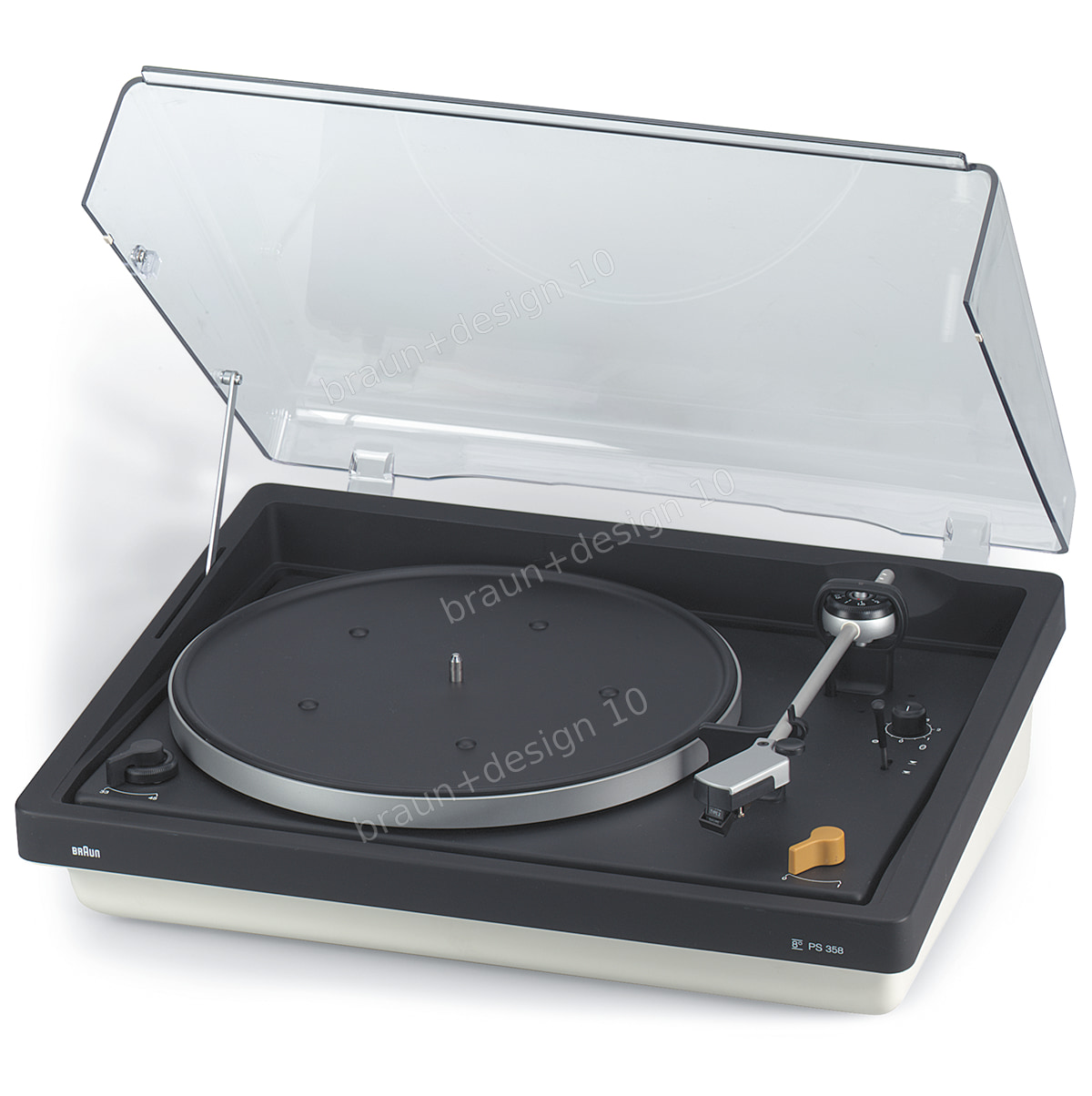 Braun PS 358 / 458 Plattenspieler, 8°, 1973, designed by Dieter Rams / Robert Oberheim