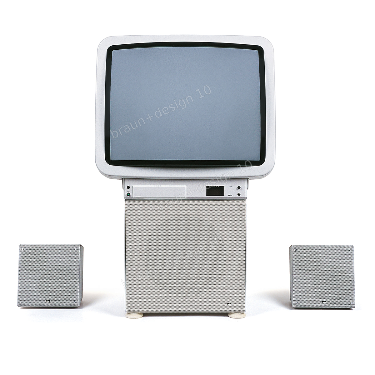 Braun TV 3 Tischgerät, lichtgrau, 1989, designed by Peter Hartwein