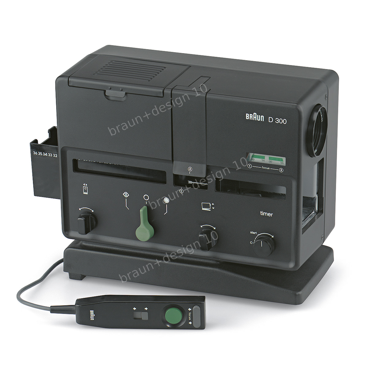 Braun D 300 AF autofocus, 1974, designed by Robert Oberheim