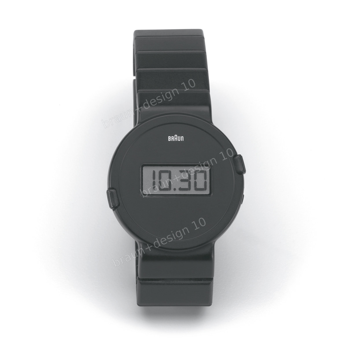 Braun DW 20 LCD quartz schwarz, 1977, designed by Dieter Rams / Dietrich Lubs